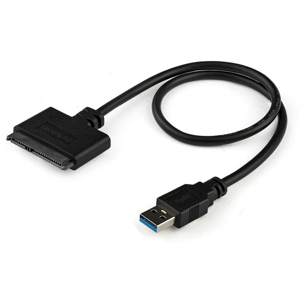 StarTech.com USB 3.0 to 2.5" SATA III Hard Drive Adapter Cable w/ UASP - SATA to USB 3.0 Converter for SSD / HDD USB3S2SAT3CB