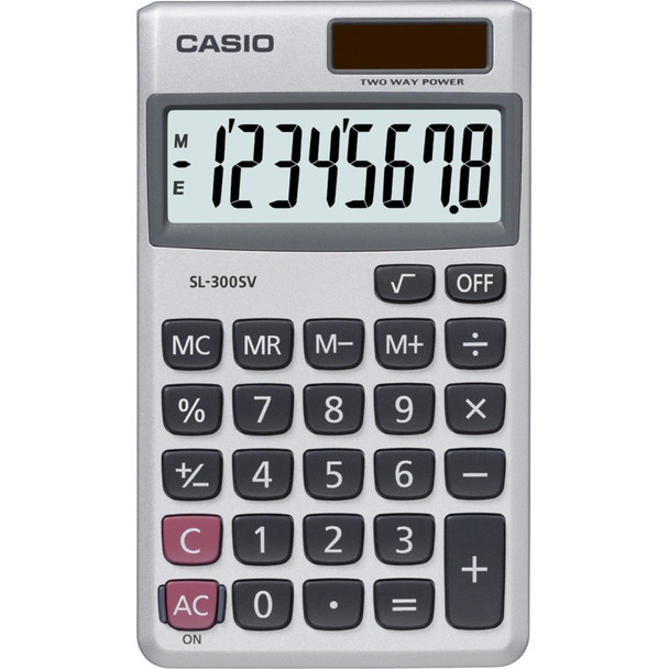 Casio SL300 8-Digit Handheld Calculator SL300SV