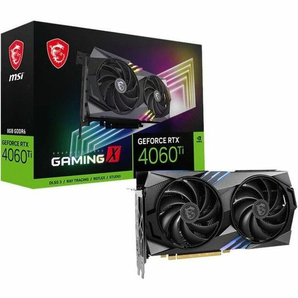 MSI NVIDIA GeForce RTX 4060 Ti Graphic Card - 8 GB GDDR6 G406TGX8