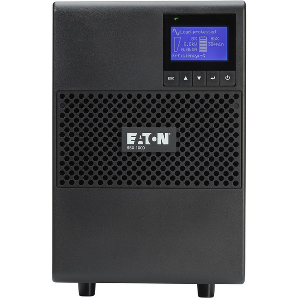 Eaton 9SX 1000VA 900W 120V Online Double-Conversion UPS - 6 NEMA 5-15R Outlets, Cybersecure Network Card Option, Extended Run, Tower 9SX1000