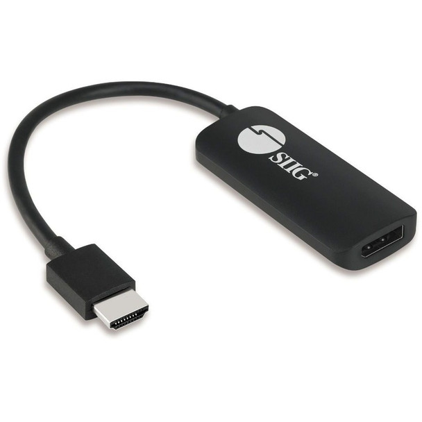 SIIG HDMI to DisplayPort 1.2 4K 60Hz Converter Adapter CB-H21811-S1