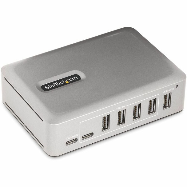 StarTech.com 7-Port USB-C Hub, 5x USB-A + 2x USB-C, Self-Powered w/ 65W Power Supply, USB 3.1 10Gbps Desktop/Laptop USB Hub w/ Charging 10G5A2CS-USB-C-HUB
