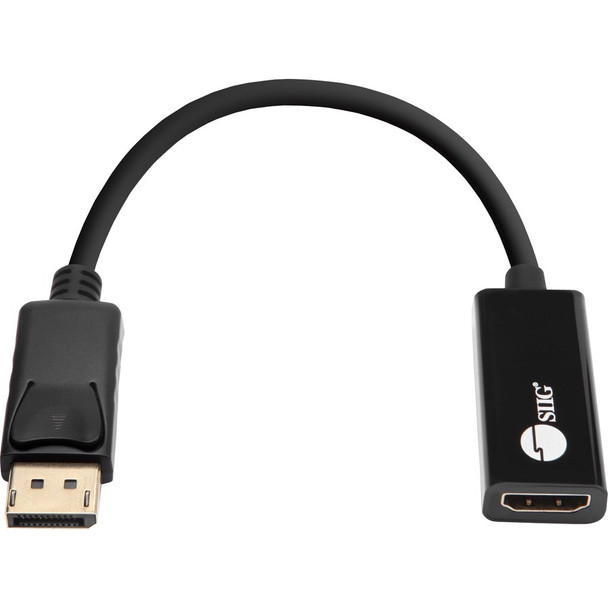 SIIG DisplayPort to HDMI Adapter 4K/30Hz CB-DP1T12-S1