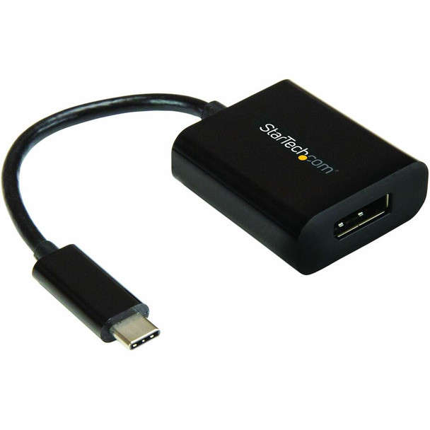 StarTech.com USB C to DisplayPort Adapter 4K 60Hz - USB Type-C to DP 1.4 Monitor Video Converter (DP Alt Mode) - Thunderbolt 3 Compatible CDP2DP
