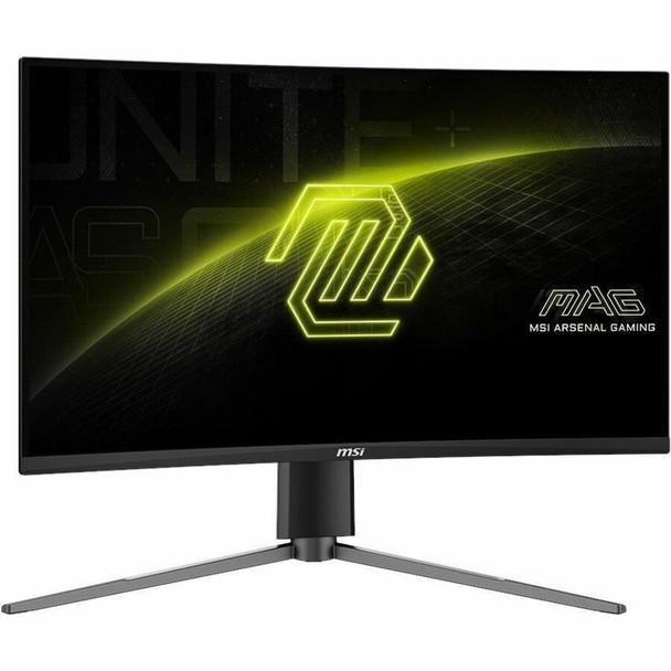 MSI MAG 27CQ6PF 27" Class WQHD Curved Screen Gaming LCD Monitor - 16:9 - Metallic Black MAG27CQ6PF