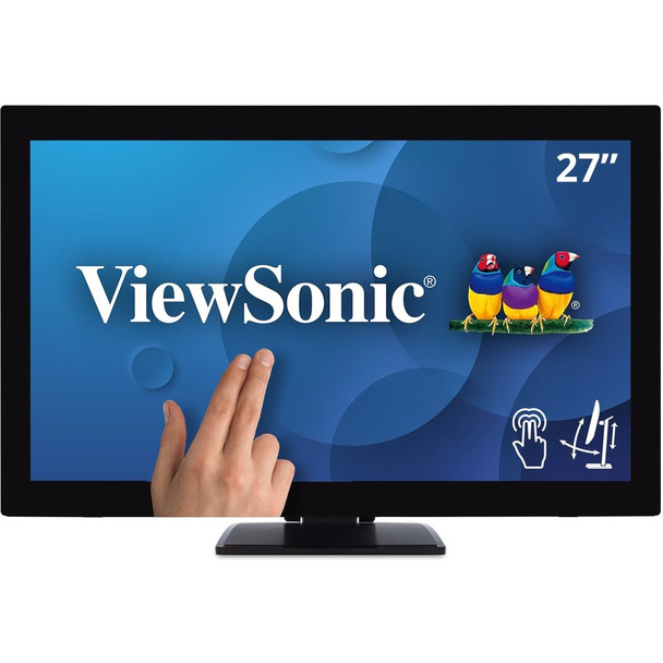 ViewSonic TD2760 27 Inch 1080p 10-Point Multi Touch Screen Monitor with Advanced Ergonomics RS232 HDMI and DisplayPort TD2760