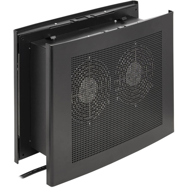 Tripp Lite by Eaton Exhaust Fan for Rack Enclosure Wiring Closet 475 CFM, NEMA 5-15P Input, Black SRCLOSETFAN