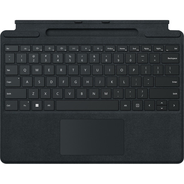 Microsoft Signature Keyboard/Cover Case with Slim Pen 2 for Microsoft Surface Pro 8, Surface Pro X Tablet - Black 8X8-00001