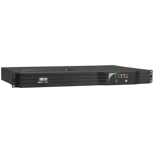 Tripp Lite by Eaton SmartPro 120V 1kVA 800W Line-Interactive Sine Wave UPS, Network Card Option, USB, DB9, 6 Outlets, 1U Rack/Vertical Battery Backup SMART1000RM1U