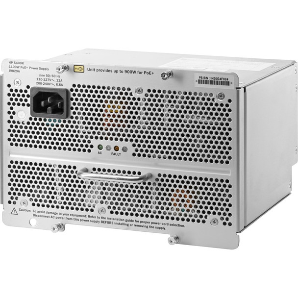 HPE 5400R 1100W PoE+ zl2 Power Supply J9829A#ABA
