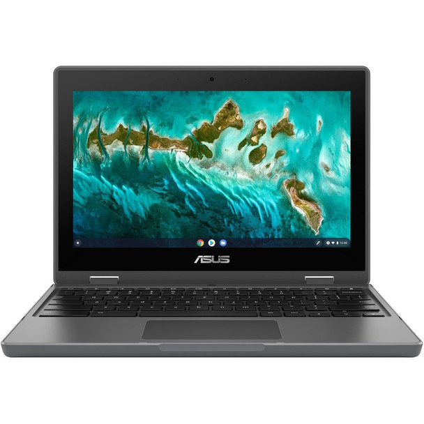 Asus Chromebook Flip CR1 CR1100FKA-YZ142T 11.6" Touchscreen Convertible Chromebook - HD - 1366 x 768 - Intel Celeron N5100 Quad-core (4 Core) 1.10 GHz - 4 GB Total RAM - 32 GB Flash Memory - Dark Gray CR1100FKA-YZ142T