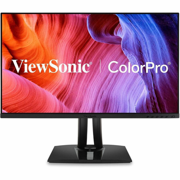 ViewSonic VP275-4K 27 Inch IPS 4K UHD Monitor Designed for Surface with advanced ergonomics, ColorPro 100% sRGB, 60W USB C, HDMI and DisplayPort inputs or Home and Office VP275-4K