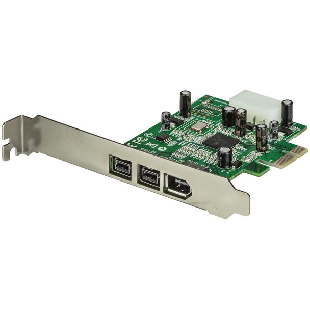 StarTech.com 3 Port 2b 1a 1394 PCI Express FireWire Card PEX1394B3