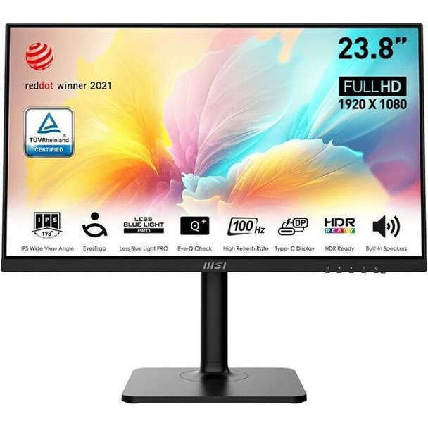 MSI Modern MD2412P 24" Class Full HD LCD Monitor - 16:9 MODERNMD2412P