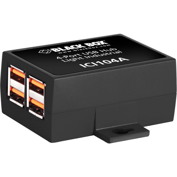 Black Box Industrial USB 2.0 Hub - 4-Port ICI104A