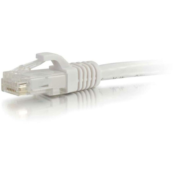 C2G 10ft Cat5e Ethernet Cable - Snagless Unshielded (UTP) - White 25428