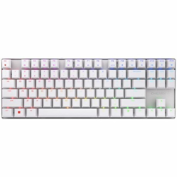 CHERRY MX 8.2 TKL, WIRELESS, MX BROWN RGB SWITCH, White G80-3882LXAUS-0