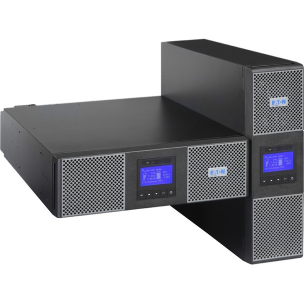 Eaton 9PX 5500VA 4900W 120V/208V Online Double-Conversion UPS - L14-30P, 6x 5-20R, 1 L6-30R, 1 L14-30R, Hardwired Outlets, Cybersecure Network Card, Extended Run, 4U 9PX6KSP