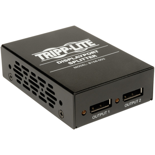 Tripp Lite by Eaton 2-Port DisplayPort Multi-Monitor Splitter, MST Hub, 4K 60Hz UHD, DP1.2, TAA B156-002