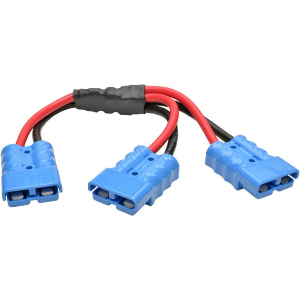 Tripp Lite by Eaton Y Splitter Cable for Select Battery Packs, Blue 175A DC Connectors, 1 ft. (0.3 m) 48VDCSPLITTER