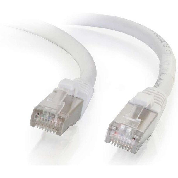 C2G 7ft Cat6 Snagless Shielded (STP) Network Patch Cable - White 00920