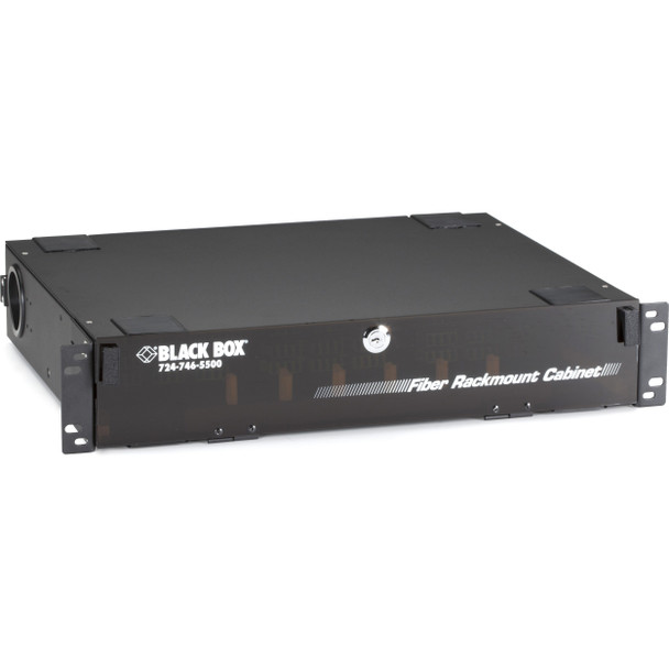 Black Box Rackmount Fiber Enclosure - 2U, 6-Panel JPM418A-R5