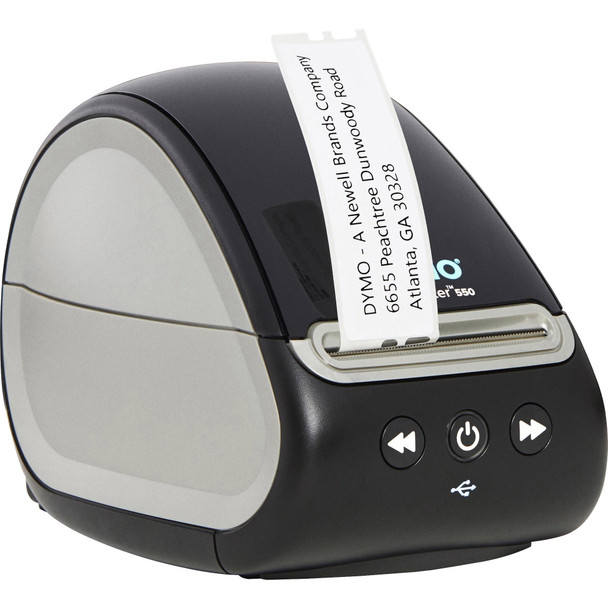 Dymo LabelWriter 550 Direct Thermal Printer - Monochrome - Label Print - USB - USB Host - Black 2112552