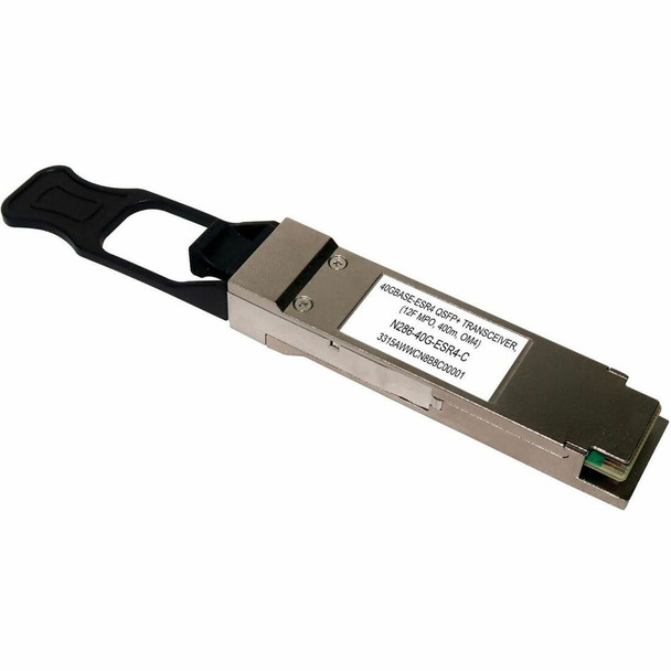 Eaton Tripp Lite Series Cisco-Compatible QSFP-40G-SR4 QSFP+ Transceiver - 40GBase-SR4, MTP/MPO MMF, 40 Gbps, 850 nm, 400 m (1312 ft.) N286-40G-ESR4-C