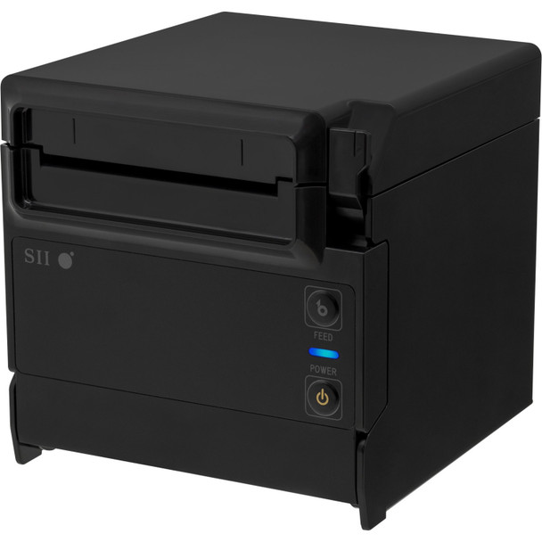 Seiko RP-F10 Black Direct Thermal POS Printer with Cutter- USB - Bluetooth - Near Field Communication (NFC) RP-F10-K27J1-44C3