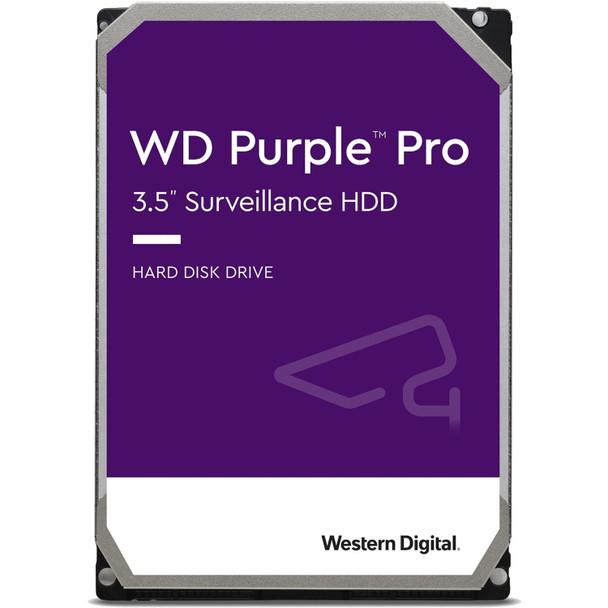 Western Digital Purple Pro WD101PURP 10 TB Hard Drive - 3.5" Internal - SATA (SATA/600) - Conventional Magnetic Recording (CMR) Method WD101PURP