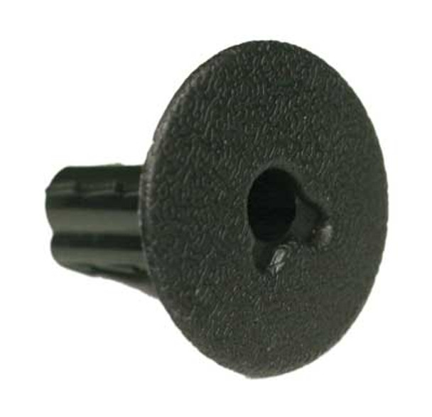 Perfect Vision PVFTBKOSB Single Black Coax Feed Thru Bushing with Knockout - Bag of 100