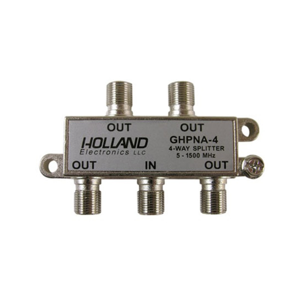 Holland Electronics GHPNA-4 IPTV Broadband Coaxial Splitter - AT&T U-Verse approved