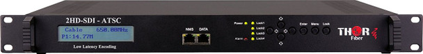 Thor Fiber Broadcast H-2SDI-ATSC-IPLL 2-Channel HD-SDI to ATSC Low Latency Encoder Modulator with IPTV - front pantel