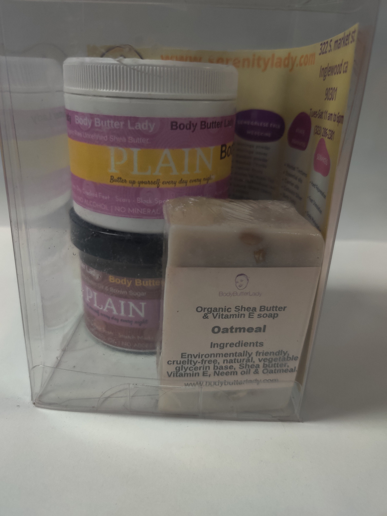 Body Butter Lady! Skin problems? Try our Mingle or plain.