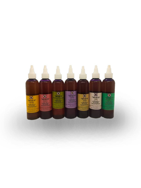 Here are the different scents we have on the Hair Food. Our best sellers are Mingle and Peppermint scents.