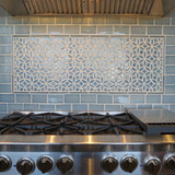 How To Match Accent Tile Over Your Stove with Subway Tile