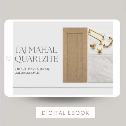 3 Ready Made Kitchen Color Schemes With Taj Mahal Countertops (eBook)
