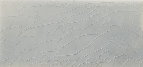3x6" Handmade Subway Tile in Light Blue Crackle