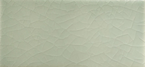 3x6" Handmade Subway Tile in Mint Crackle