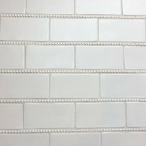 Pearl Liner Trim wiith Subway Tile