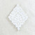 Damask in Glossy True White