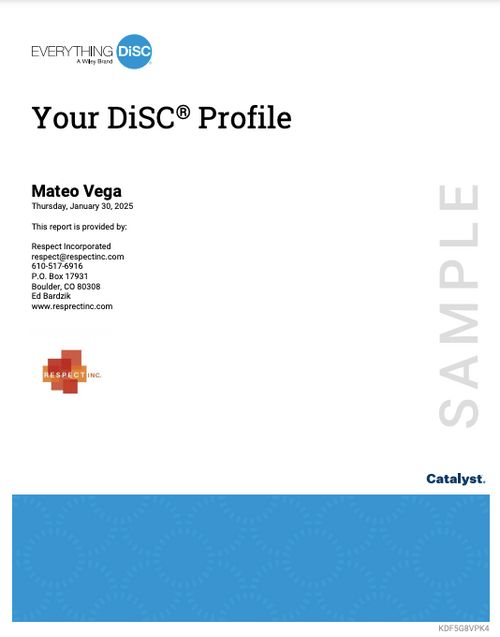 Everything DiSC® Management Profile on Catalyst Everything DiSC® Management Profile on Catalyst