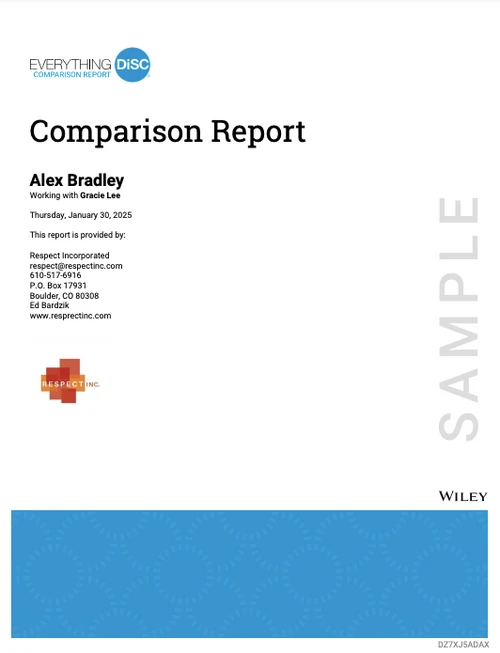 Everything DiSC® Comparison Reports