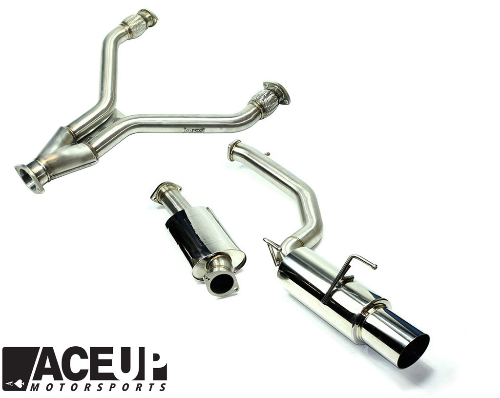 ISR Performance 370z Full exhaust system including Y-pipe and GT Single Exhaust from Ace Up Motorsports