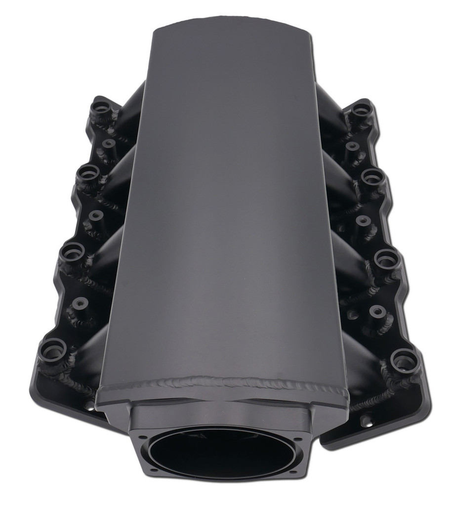 ISR Performance Fabricated Intake Manifold & Fuel Rail Kit - LS1/LS2/LS6 102MM Cathedral port low profile - black