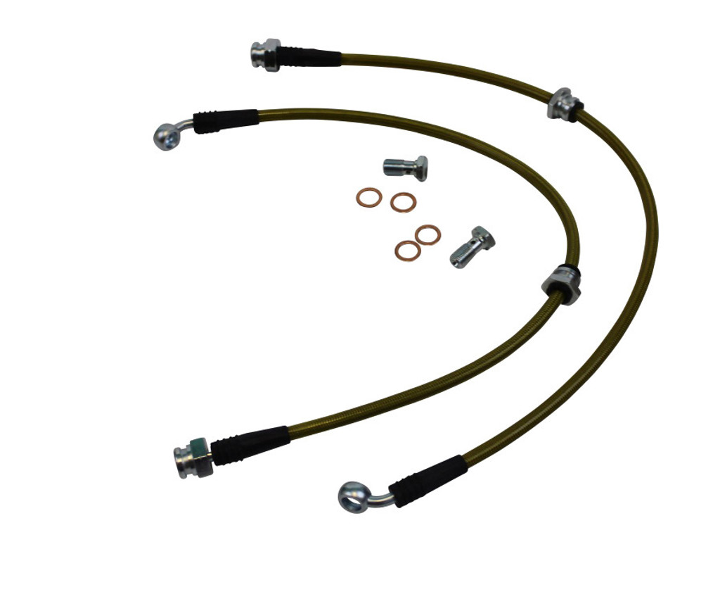 ISR Performance Stainless Steel Front Brake Lines - Nissan 240sx S13/S14