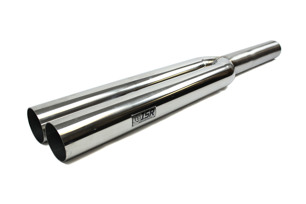 ISR Performance Universal 3" Dual Tips ~40" Length. 16" to Dual 24"