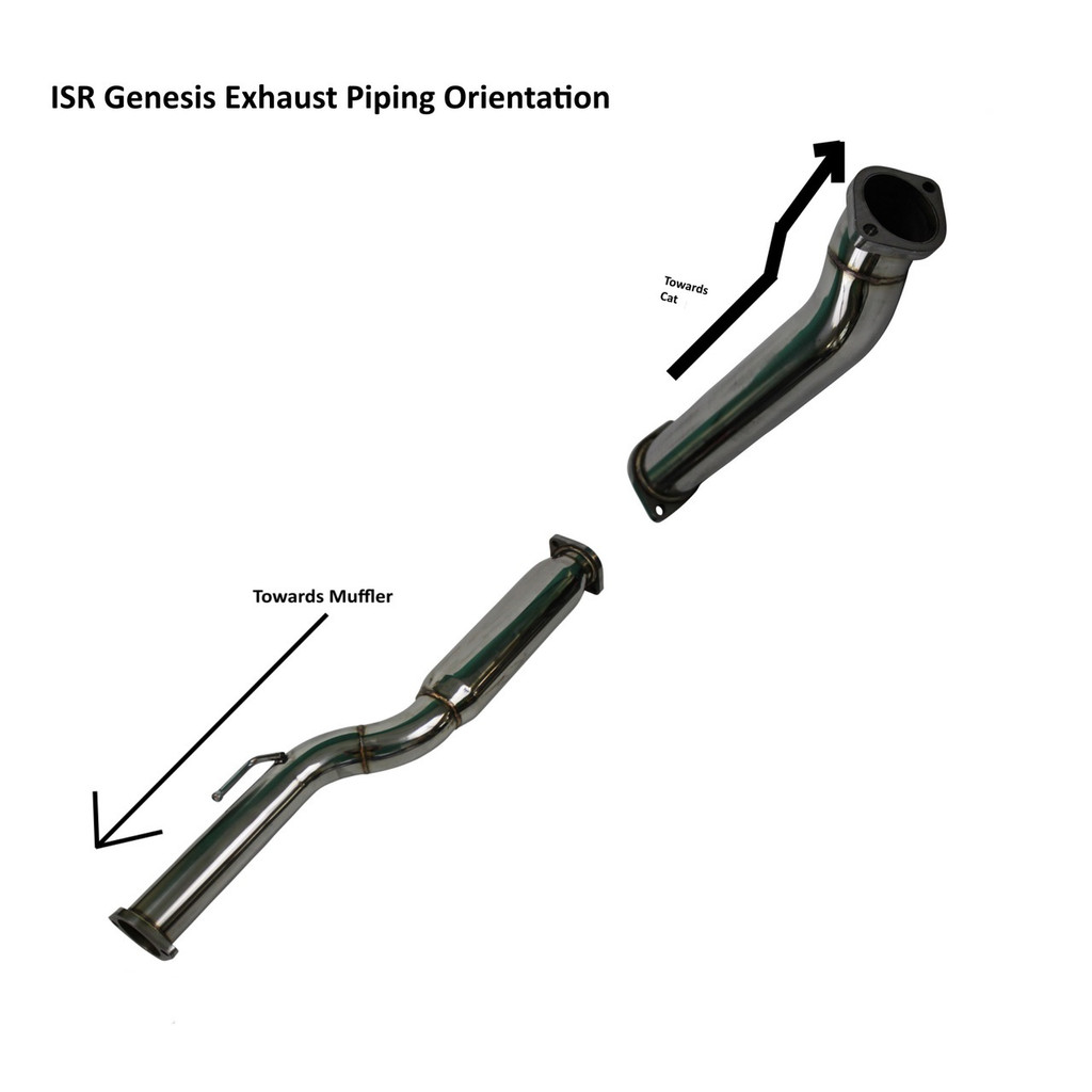 ISR Performance Race Exhaust - Hyundai Genesis Coupe 2.0T 09+