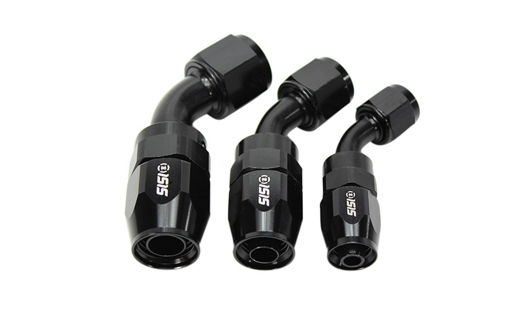 ISR Performance Hose End Fitting - 8AN 45 Degree