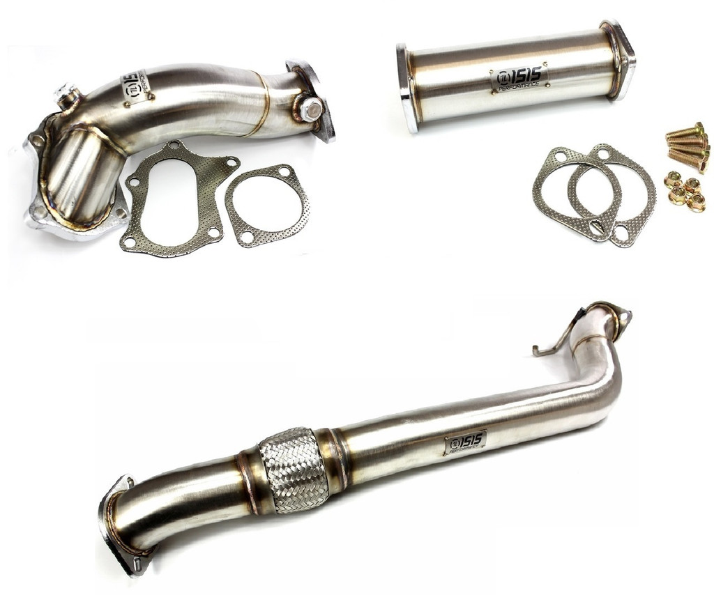 ISR Performance Turbo Extension 3pc Combo for Genesis Coupe 2.0t - o2 housing + Down Pipe + Test Pipe